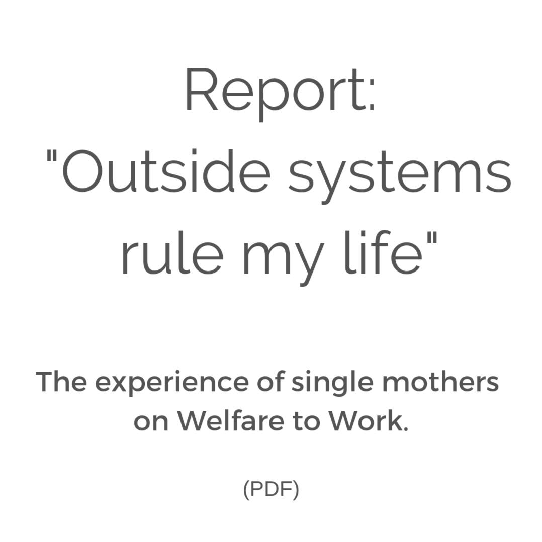 "Outside Systems Control My Life"